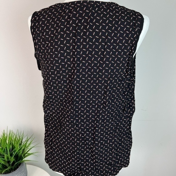 Liz Claiborne womens career black sleeveless tank top size petite medium - Picture 5 of 9